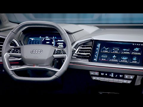 AUDI Q4 e-tron (2023) High-Tech Interior Details