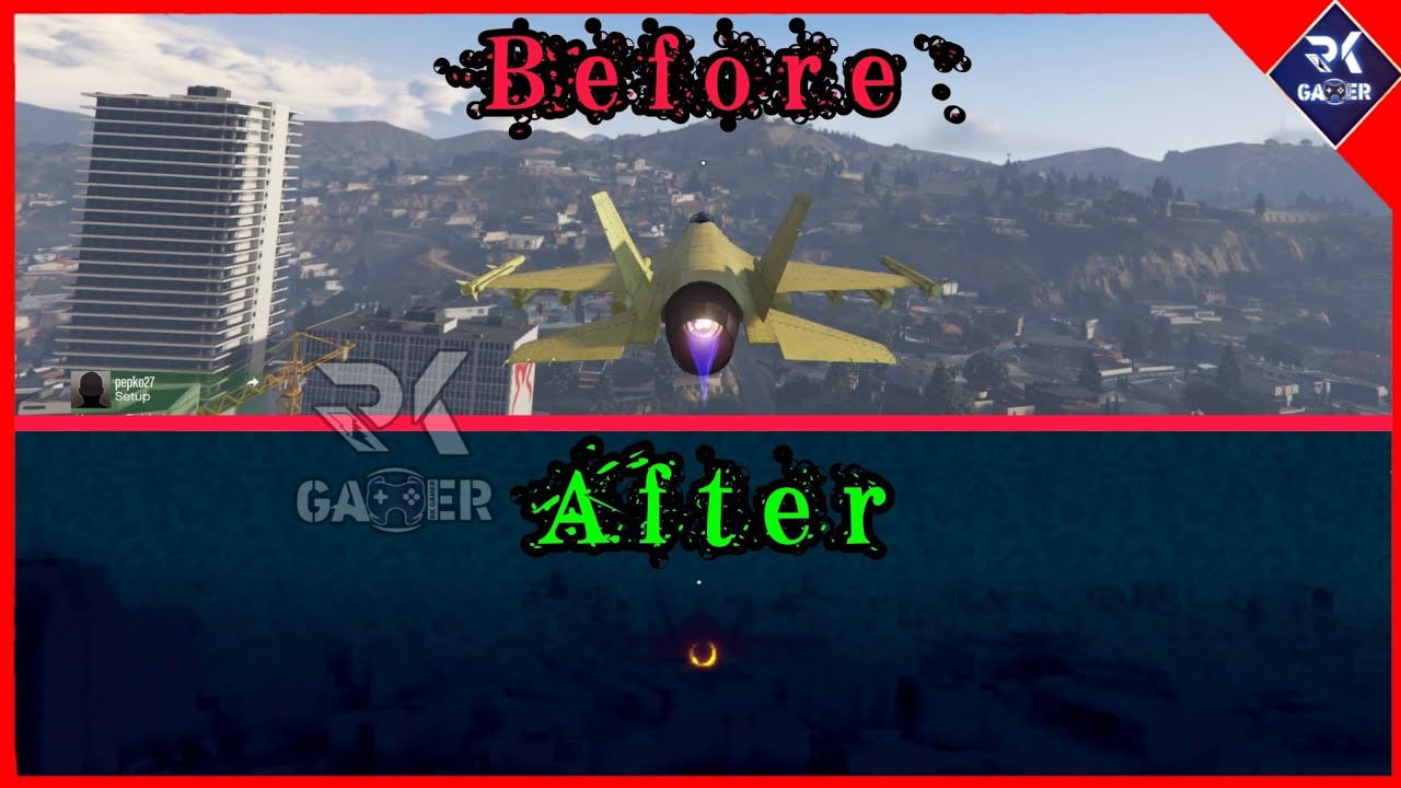 GTA ONLINE Thermal Jet Glitch with nightvision working after patch 1.