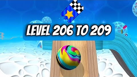 Going Balls SpeedRun Gameplay. Level 206 - 209.