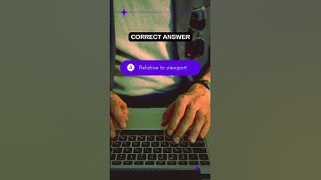 What does the Position: Fixed property do in CSS? #css #webdevelopment