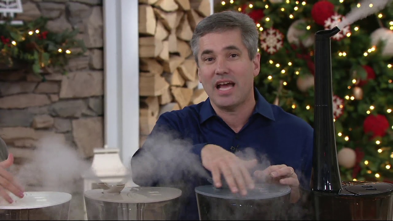 Air Innovations Clean Mist Top Fill Humidifier with Aroma Tray on QVC