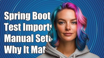 Why Spring Boot Test Dependencies Need Manual Import Despite Starter Parent