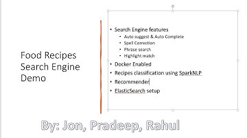 Recipes Search Engine