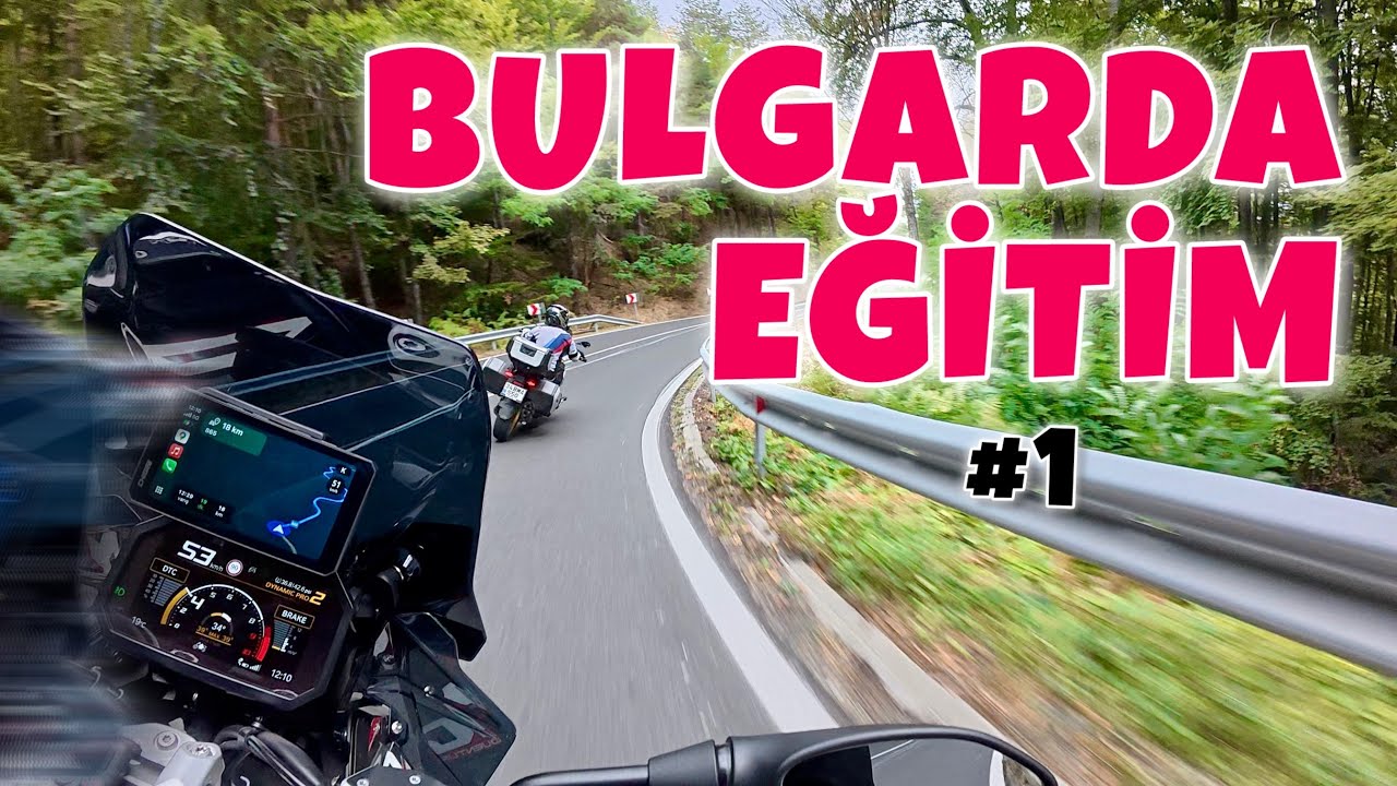 Bulgarda Eğitim | Kırcaali'nin Müthiş Asfaltı | BMW R 1300 GS Adventure | 4K