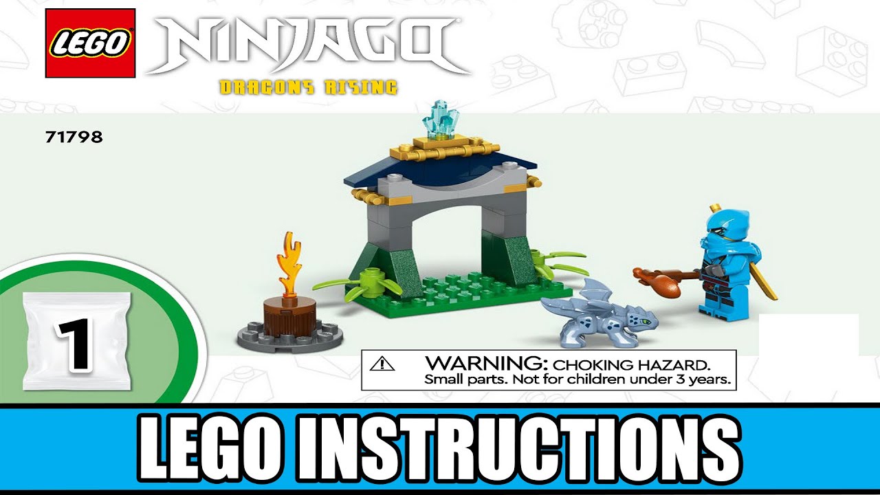 Ninjago | Nya and Arin's Baby Dragon Battle LEGO instructions