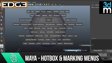 Maya Tutorial - Hotbox and Marking Menus Overview to speed up your workflow HD by 3dmotive