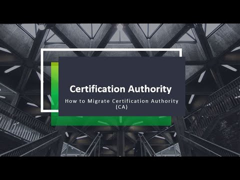 How to Migrate Certification Authority to Another Server