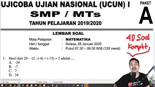 Link soal disini
https://www.mr-hadi.com/2020/01/soal-ucun-i-matematika-smp-tahun-2020.html#toc_3
berikut ini daftar playlist insight chamber untuk smp/...