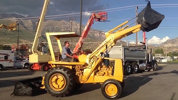 SOLD ~ Case 480E Skip Loader with 5 Valve Rear Scraper