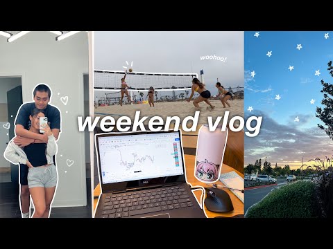 WEEKEND VLOG ◡̈┃FTMO free trial, volleyball, hanging with friends, & more! Megan Yoon
