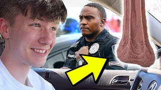 Trolling POLICE with FAKE BALLSACK!