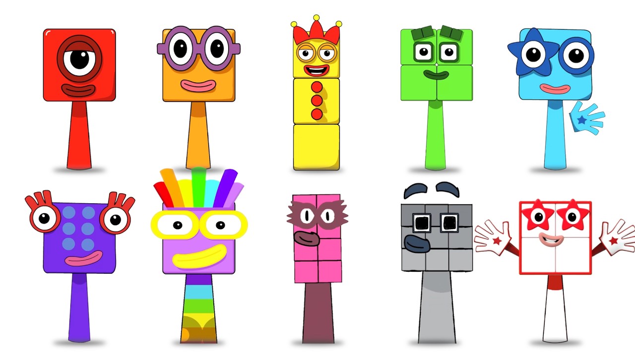 Sprunki OC 1~10 From Numberblocks
