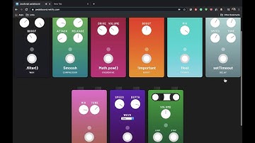Demo of the Javascript Pedalboard