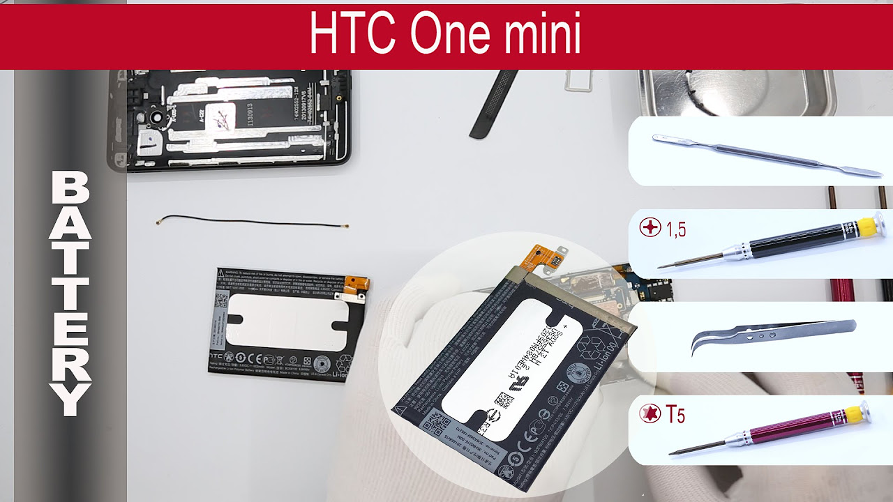 Update New How to replace 🔧 🔋 📱 Battery HTC One Mini HTC M4 / 601e / 601s (PO58200) Tutorial
