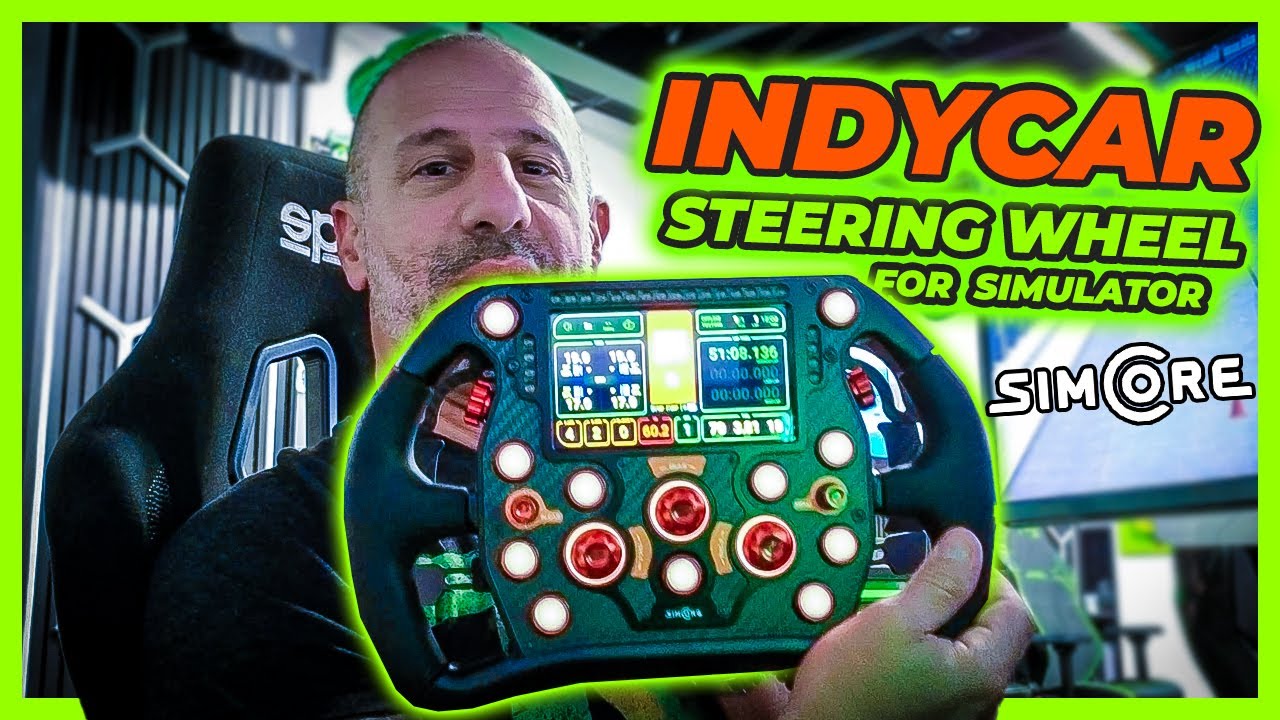 Meu VOLANTE do IndyCar REAL para o SIMULADOR! | SIMCORE INDY 2 EVO TK Edition