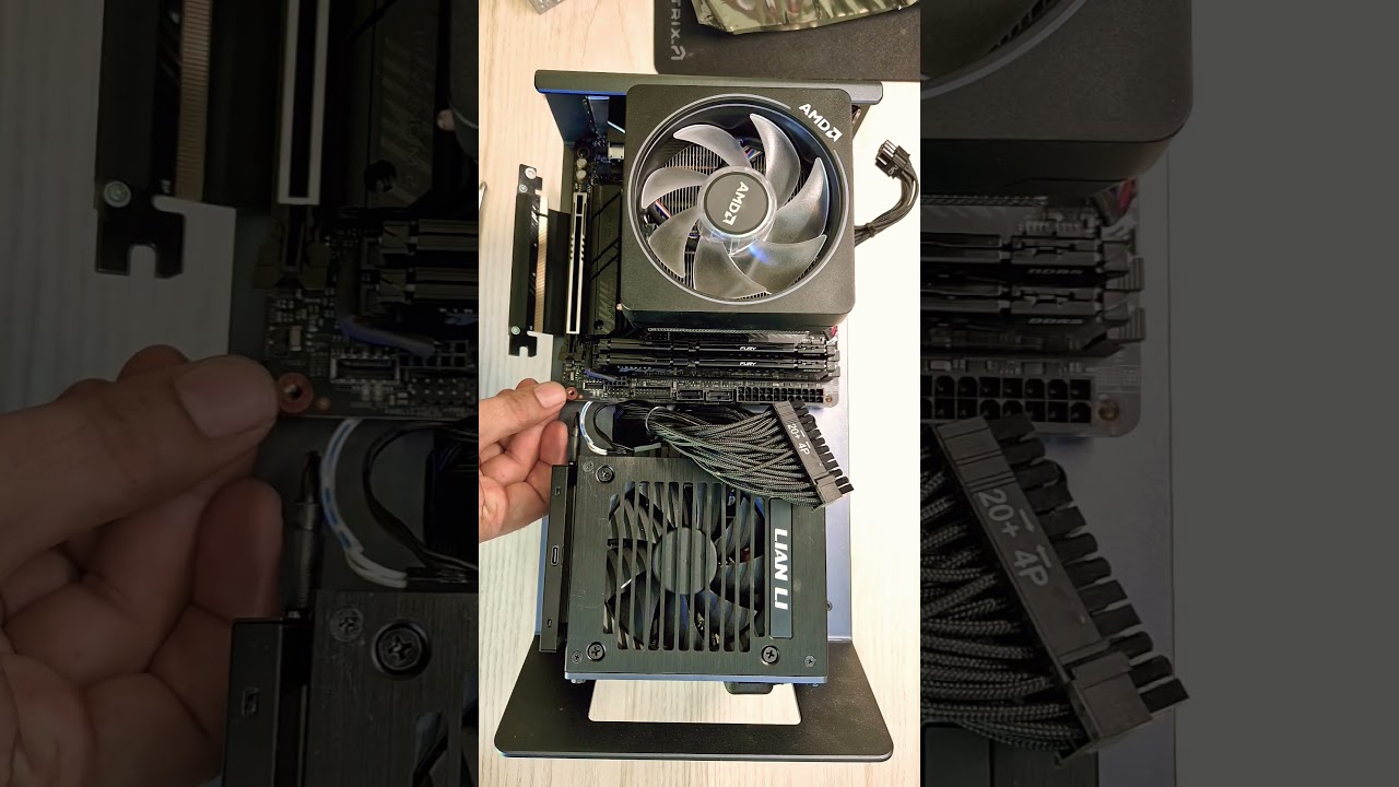 Installing the motherboard in our itx case Xproto 