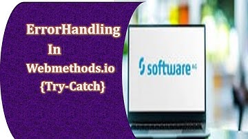 Try-catch error handling demo in webmethods.io Integration||learning webmethods.io integration|cloud