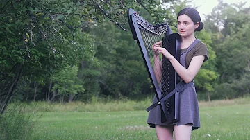 The Sound of Silence  |  Simon & Garfunkel (Harp Cover)