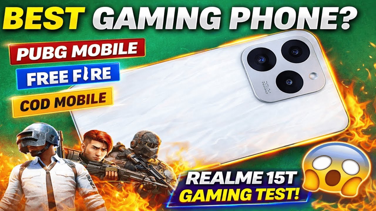 Realme 15T Gaming Test 😱 | PUBG, Free Fire & COD Mobile | Best Budget Gaming Phone?