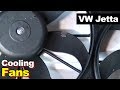 2012 VW Jetta Radiator AC Condenser Cooling Fan Motor