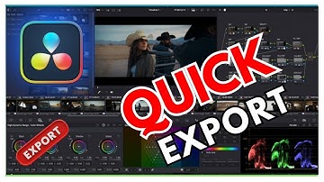 How to Quick Export in Davinci Resolve 2025 ?