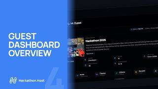 Guest Dashboard Overview — Hackathon Host