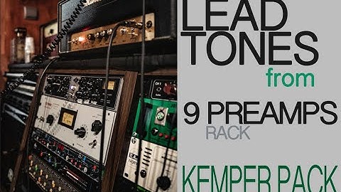LEAD tones from 9 PREAMPS rack KEMPER pack || LIVE PLAY ROCK || Mr.T