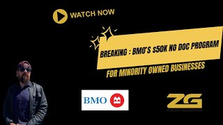 NO DOCS NEEDED: How Minority Business Owners Can Access $50K (BMO's New Program)