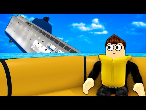 SURVIVING A SINKING CRUISE SHIP! - Roblox Sinking Ship Gameplay