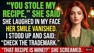 Full 'You Stole My Recipe,' She Laughed — Then I Showed Her the Trademark#story #storytime Update