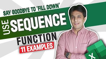 Excel SEQUENCE Function | Create Calendars, IDs & More