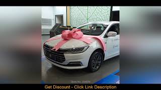 Review Big Car Bow Wedding Car Decoration Birthday Car Graduation Car DIY Decor Giant Bow New Car D