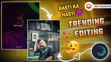 Basti ka hasti remix version status editing alight motion👿🔥| mc stan alight Motion video editing