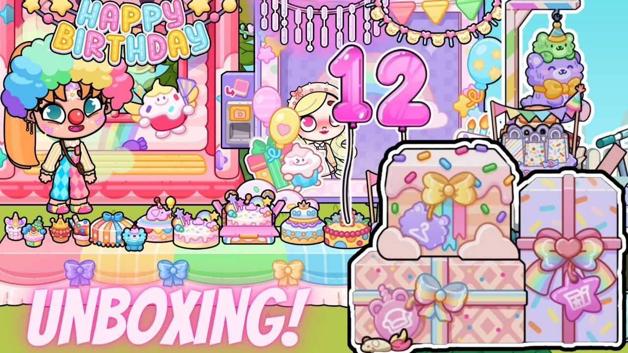 NEW!!! HAPPY BIRTHDAY PACK UNBOXING in Avatar World 🍰🎉🎁 - YouTube