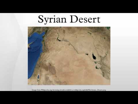 syrian desert youtube