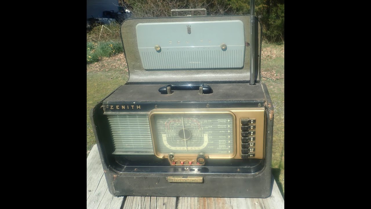 Vintage 1950s Zenith TransOceanic Wave Radio (Test) YouTube