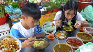 Cambodian Street Food & Eating Compilation  Various Kinds Of Yummy Breakfast