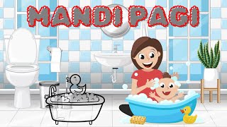 MANDI PAGI | KOMPILASI LAGU ANAK INDONESIA | LULU KIDS