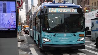 2019 New Flyer XE60 #4955 on the M23 Select Bus Service in Midtown Manhattan