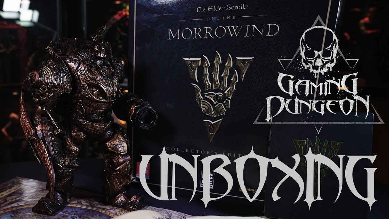The Elder Scrolls Online Morrowind Collectors Edition PC - Unboxing ...