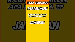 Pertanyaan Teka-teki lucu dan Jawabannya yang gak nyambung Bikin Ngakak#part223