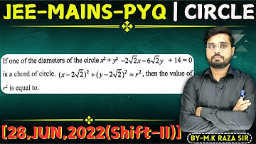 If one of the diameters of the circle x ^ 2 + y ^ 2 - 2sqrt(2) * x - 6sqrt(2) * y || Let