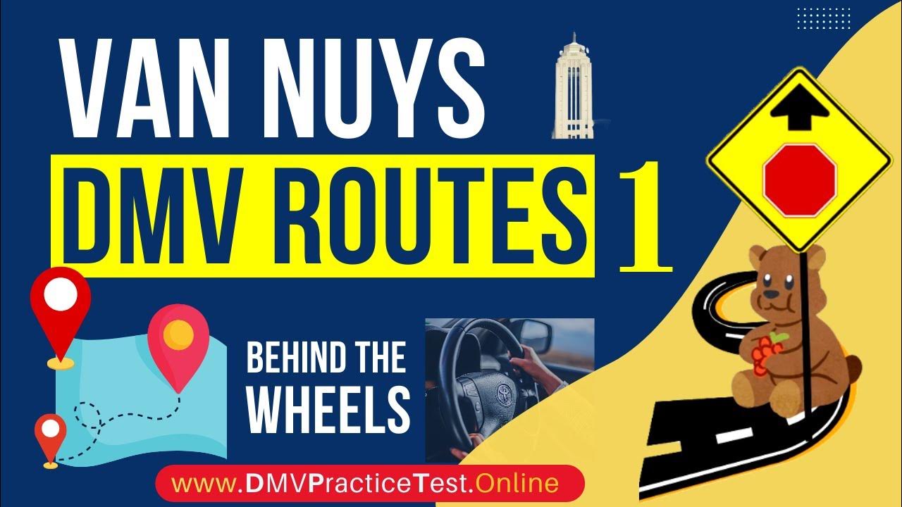 Van Nuys DMV Test Route 1 - YouTube