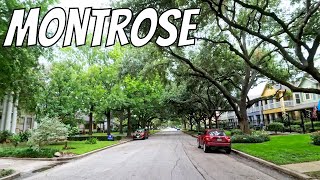 Houston Montrose Neighborhood! Drive with me!