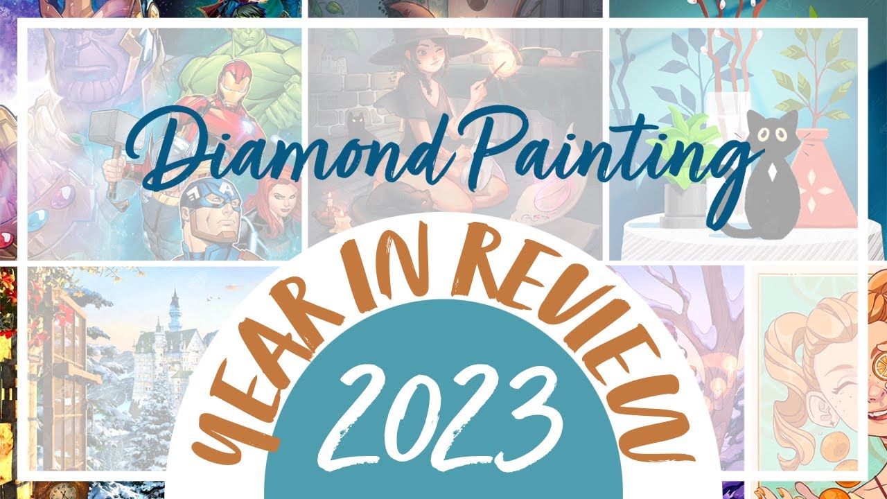 How many diamond paintings did I finish in 2023?? | Year in Review