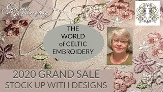 The world of Celtic machine embroidery