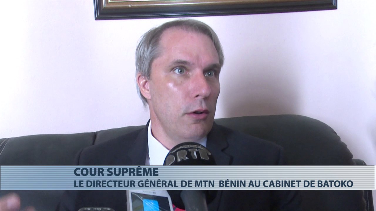 Visite de travail du DG Mtn Bénin à la Cour suprême