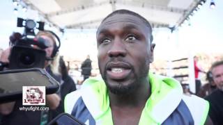 Kylie Krabbe Interviews Andre Berto Post Ortiz vs. Berto II Victory
