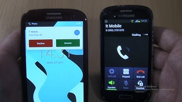 Incoming call&Outgoing call at the Same Time Samsung  S3 android 11+Samsung Galaxy S 3 mini