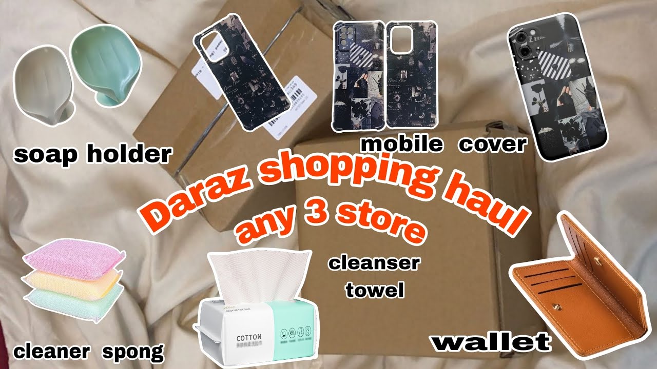 “Daraz Useful Haul 🛍️ | Cute Wallet, Kitchen Items, Mobile Cover & More!”